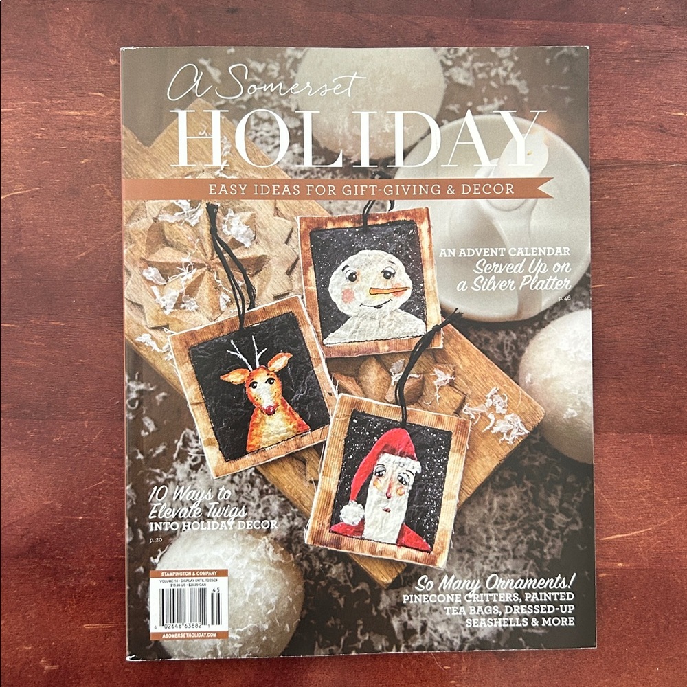 A Somerset Holiday Special Issue Magazine Stamping & Company NEW Volume 18